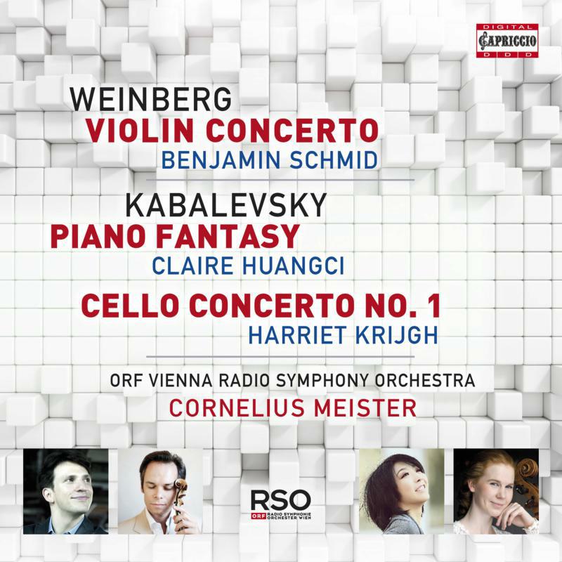 Schmid/Huangci/Krijgh - Mieczys?aw Weinberg: Violin Concerto, Dmitry Kabalevsky: Piano Fantasy, Cello Concerto No. 1 - C5310