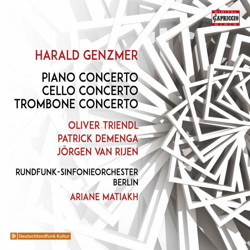 Various - Harald Genzmer: Piano Concerto, Cello Concerto, Trombone Concerto - C5330