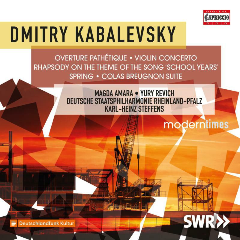 Various - Dmitry Kabalevsky: Overture Pathétique in B minor, Op. 64, Concerto for violin and orchestra in C major, Op. 48, 5 Rhaps - C5347