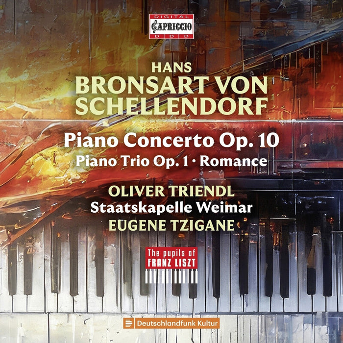 Oliver Triendl; Nina Karmon; Wen-Sinn Yang; Staatskapelle Weimar; Eugene Tzigane - Hans Bronsart von Schellendorf: Piano Concerto Op. 10; Piano Trio Op. 1; Romance - C5483