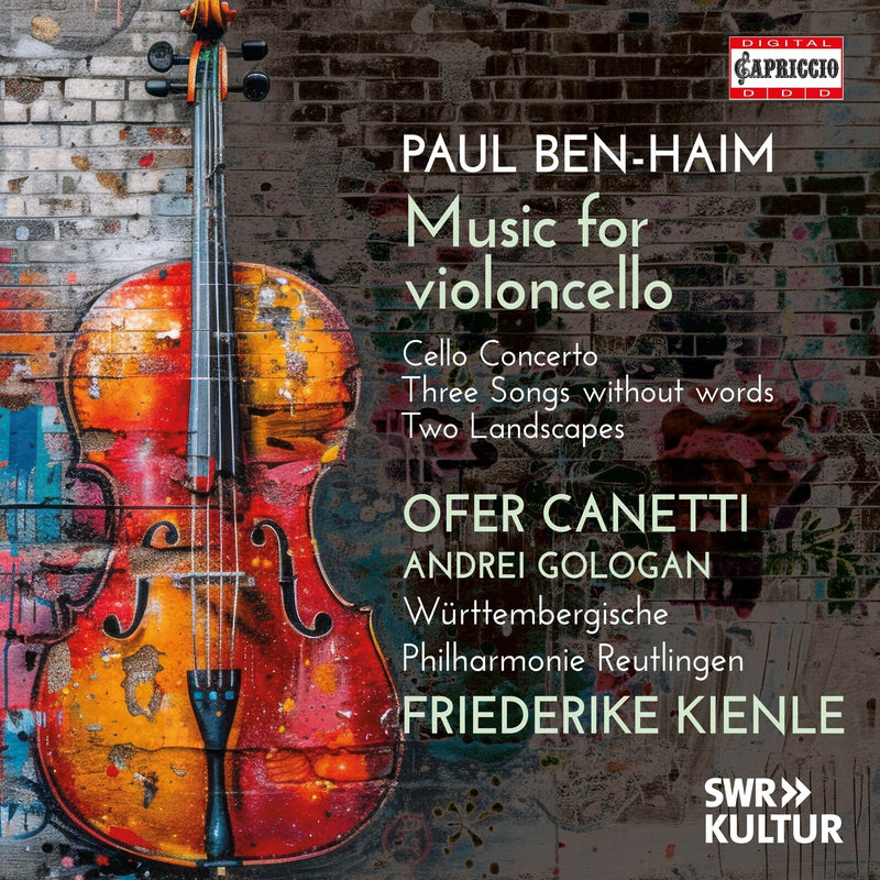 Ofer Canetti; Andrei Gologan; Wurttembergische Philharmonie Reutlingen; Friederike Kienle - Paul Ben-Haim: Music for violoncello - C5556