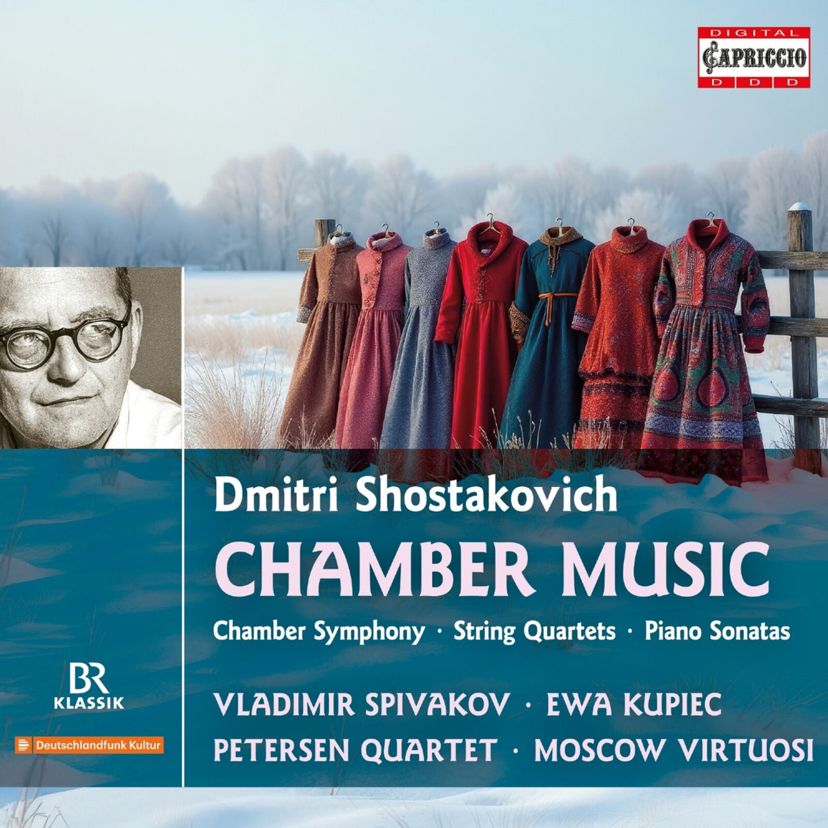 Zoryana Kushpler; Vladimir Spivakov; Ewa Kupiec; Margarete Babinsky; Holger Busch; Petersen Quartet; Moscow Virtuosi - Dmitri Shostakovich: Chamber Music - Chamber Symphony; String Quartet; Piano Sonatas - C7470