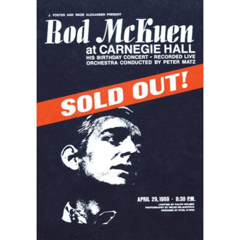 Rod McKuen - Sold Out At Carnegie Hall - RLGM4001242PMI