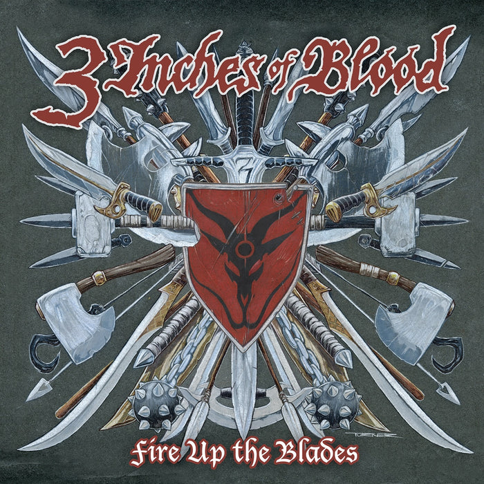 3 Inches Of Blood - Fire Up the Blades (Expanded 2-LP Crimson Fire Vinyl) - RLGM17541PMI