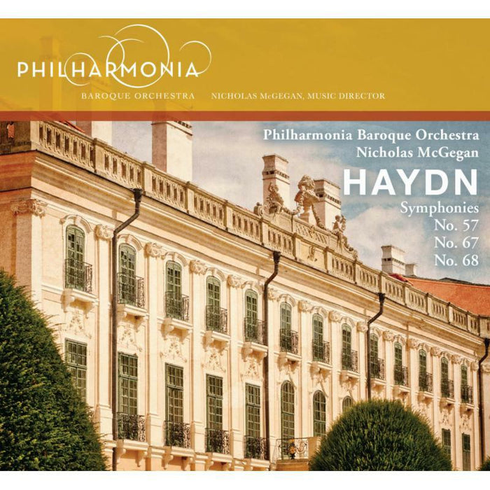 Philharmonia Baroque/Mcgegan - Haydn:Symphonies 57/67/68 - PBP08