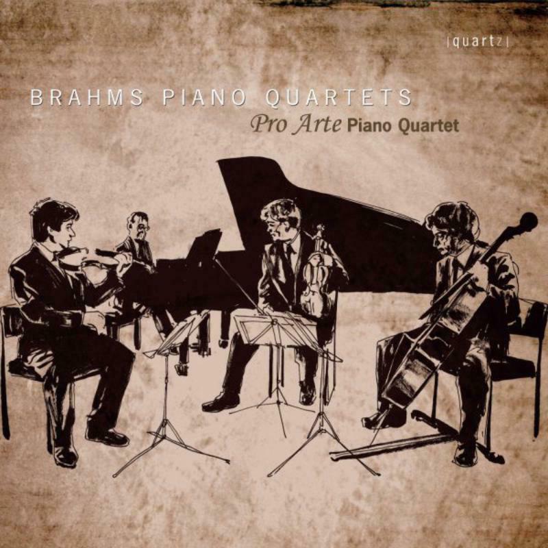 Pro Arte Piano Quartet - BRAHMS PIANO QUARTETS - QTZ2105