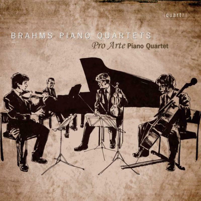 Pro Arte Piano Quartet - BRAHMS PIANO QUARTETS - QTZ2105