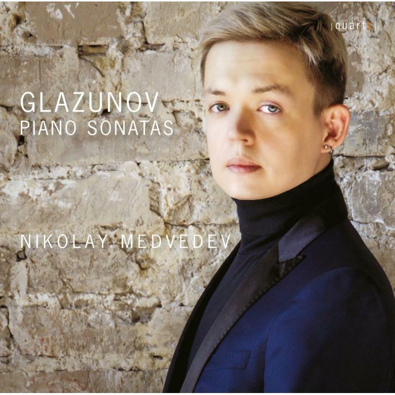 Nikolay Medvedev - Alexander Glazunov: Piano Sonatas Nos. 1 & 2; Three Miniatures for piano - QTZ2150
