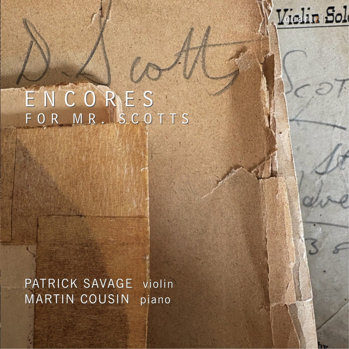 Patrick Savage; Martin Cousin - Encores for Mr. Scotts - QTZ2177
