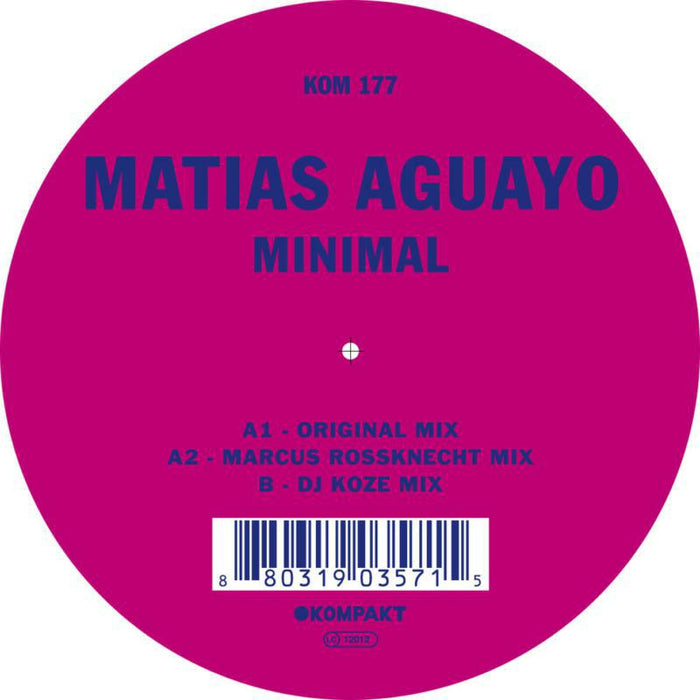 Matias Aguayo - Minimal - KOMPAKT177