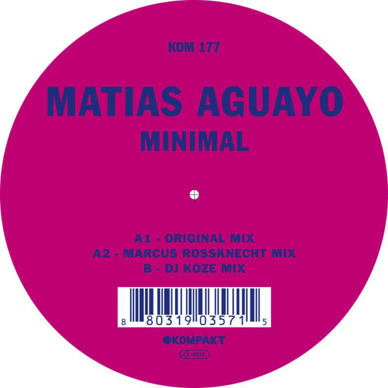 Matias Aguayo - Minimal - KOMPAKT177
