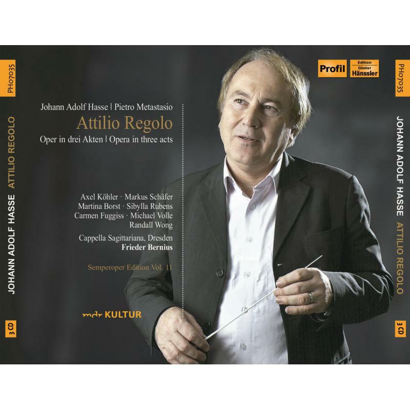 Various - Johann Adolf Hasse: Attilio Regolo - Opera in three acts - PH07035
