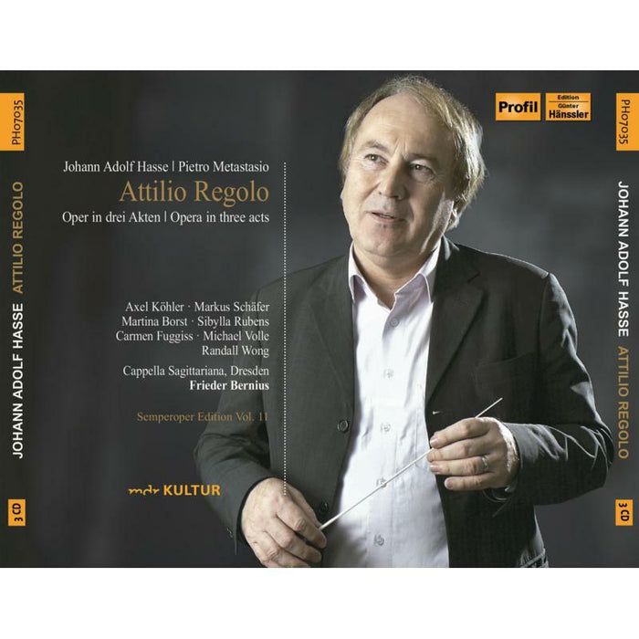 Various - Johann Adolf Hasse: Attilio Regolo - Opera in three acts - PH07035