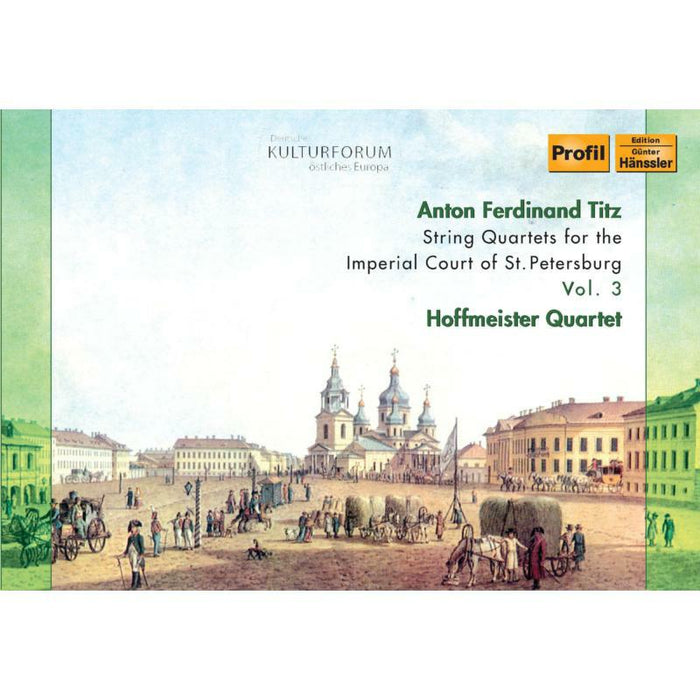Hoffmeister Quartet - TITZ:STRING QUARTETS VOL.3 - PH10030