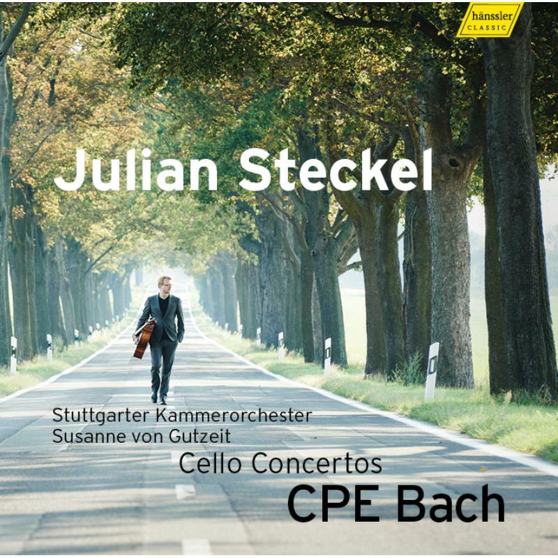 Steckel/Stuttgart/Gutzeit - CPE Bach: Cello Concertos - HC15045