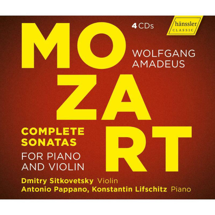 Various - Wolfgang Amadeus Mozart: Complete Sonatas for Piano and Violin - HC17013