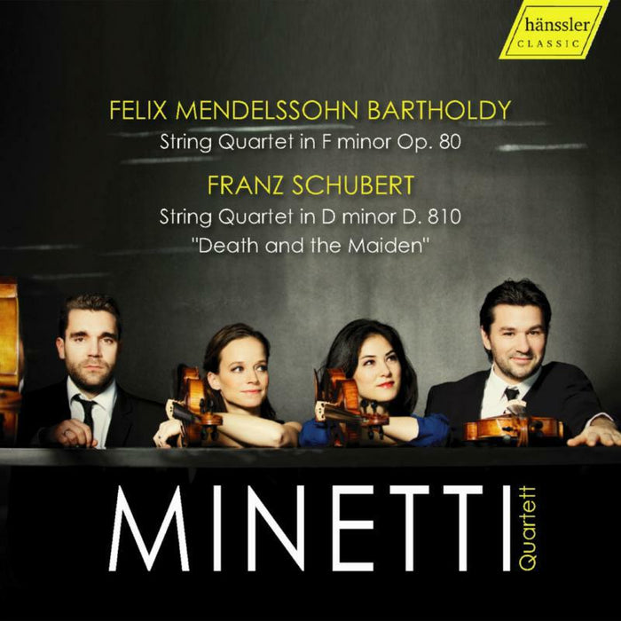 Minetti Quartett - Felix Mendelssohn: String Quartet in F minor, Op. 80, Franz Schubert: String Quartet in D minor, D. 810 """""""""""""""" - HC18021
