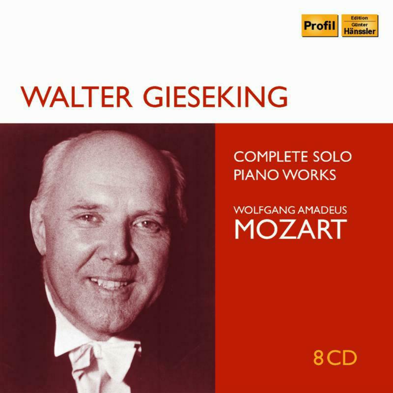 Walter Gieseking - Wolfgang Amadeus Mozart: Complete Solo Piano Works - PH18026