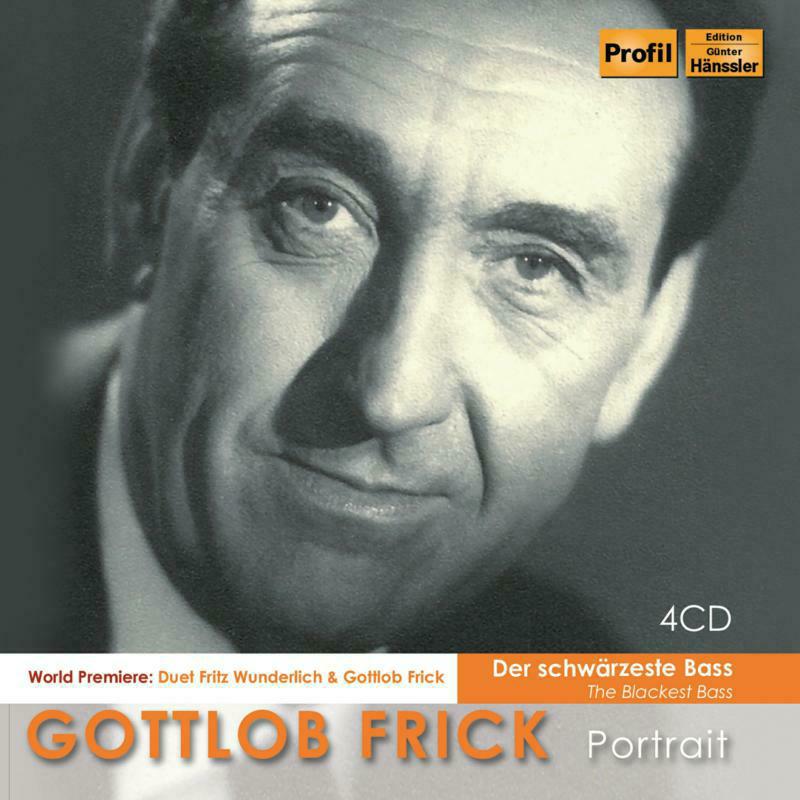 Gottlob Frick - Gottlob Frick: The Blackest Bass (Der schwärzester Bass) - PH18047