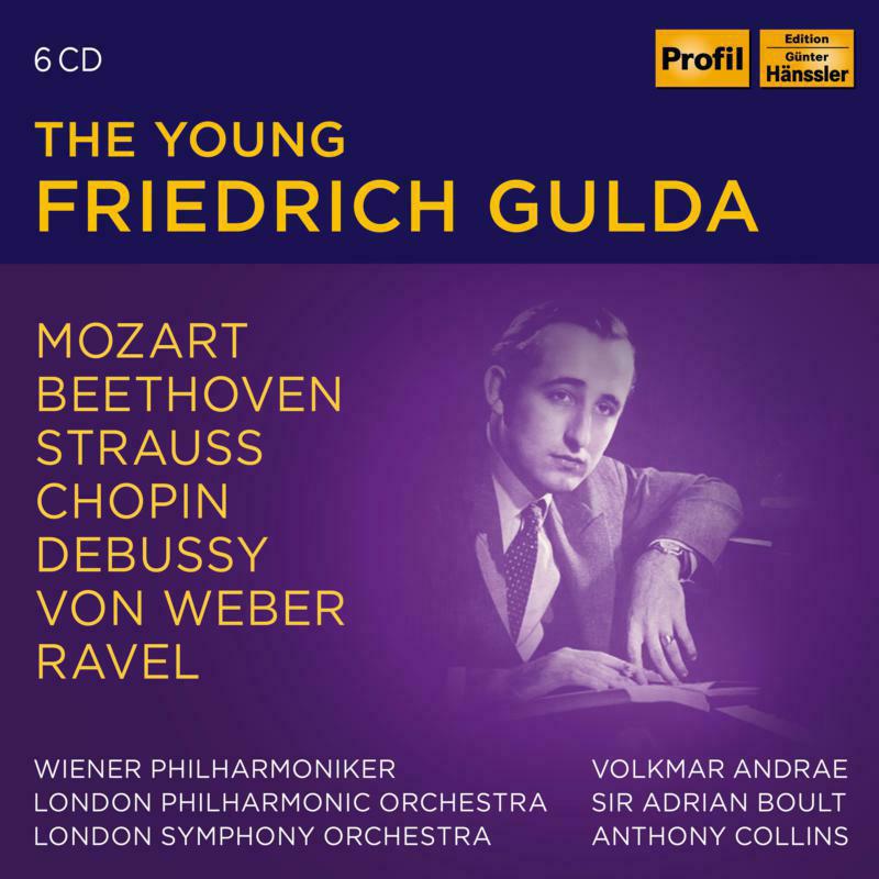 Gulda/Lso/Vpo/Lpo - The Young Friedrich Gulda: Mozart, Beethoven, Strauss, Chopin, Debussy, Von Weber & Ravel - PH19017