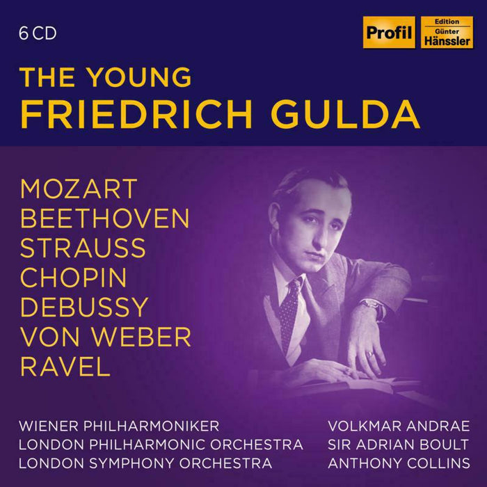 Gulda/Lso/Vpo/Lpo - The Young Friedrich Gulda: Mozart, Beethoven, Strauss, Chopin, Debussy, Von Weber & Ravel - PH19017