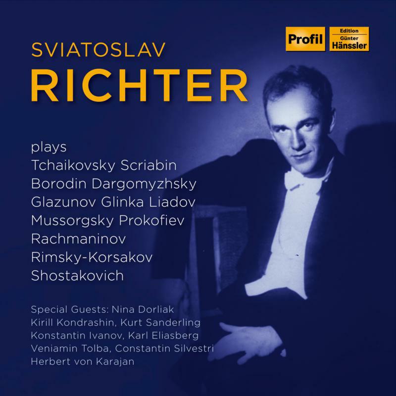 Richter - Pyotr Ilyich Tchaikovsky, Alexander Scriabin, Sergei Sergeyevich Prokofiev, Dmitri Shostakovich, Mikhail Glinka, Sergei - PH19061