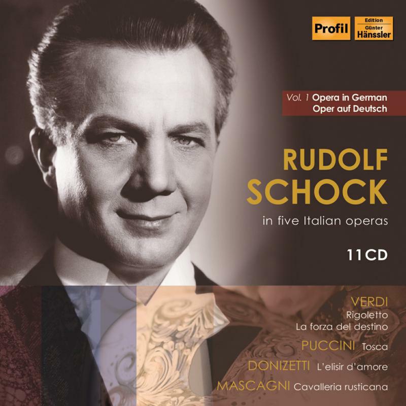 Rudolf Schock - Opera in German, Vol. 1: Rudolf Schock in five Italian Operas - PH20012