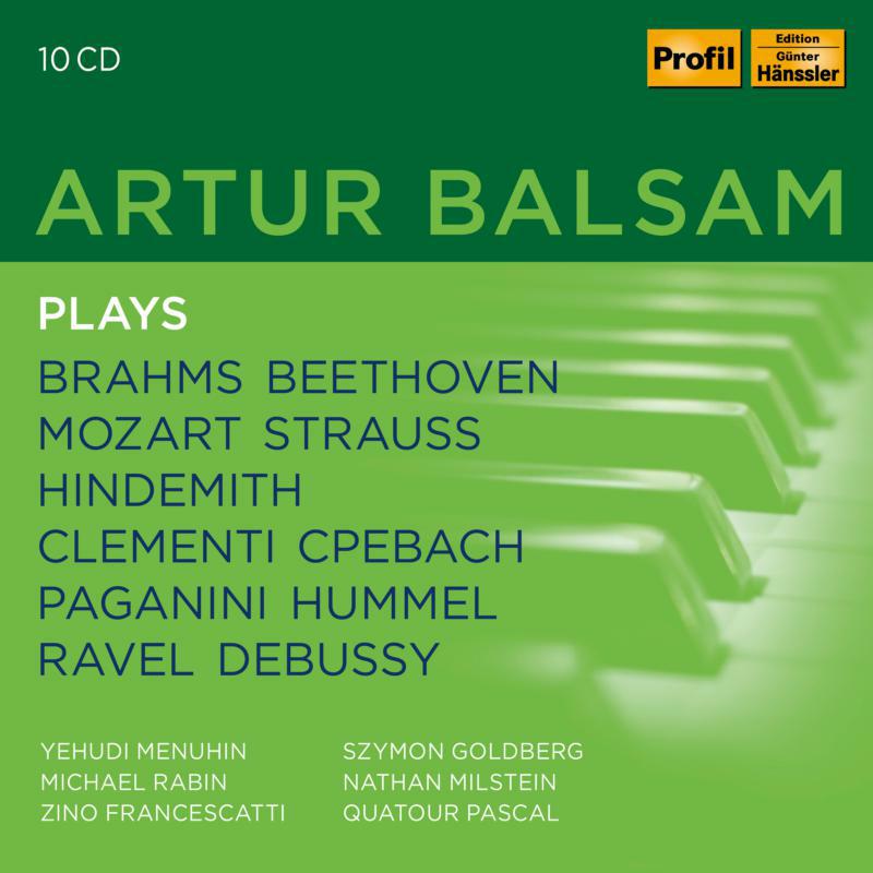 Artur Balsam - Artur Balsam Plays - PH21004