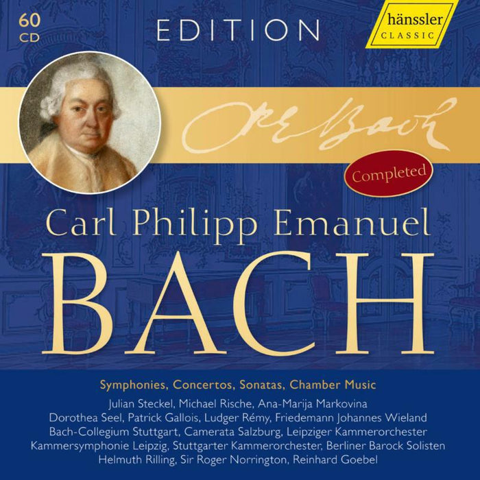 Various - Carl Philipp Emanuel Bach: Symphonies / Concertos/ Sonatas / Chamber Music Complete Edition - HC21100