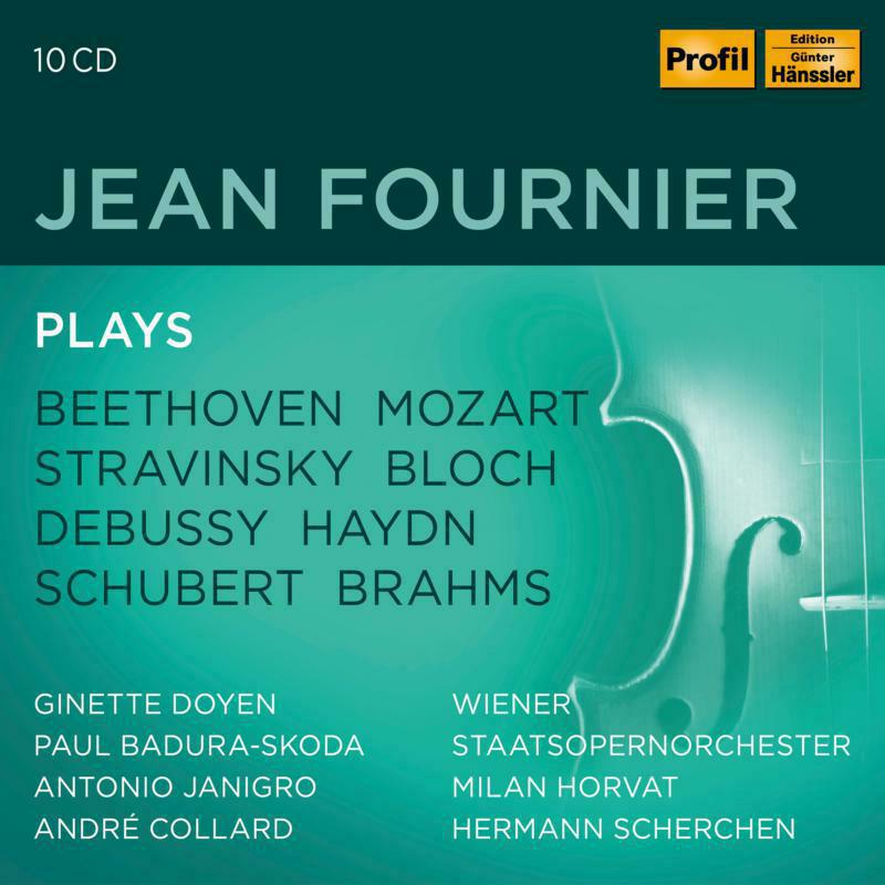 Jean Fournier - Ludwig van Beethoven, Wolfgang Amadeus Mozart, Claude Debussy, Joseph Haydn, Franz Schubert, Johannes Brahms, Josef Suk - PH22003
