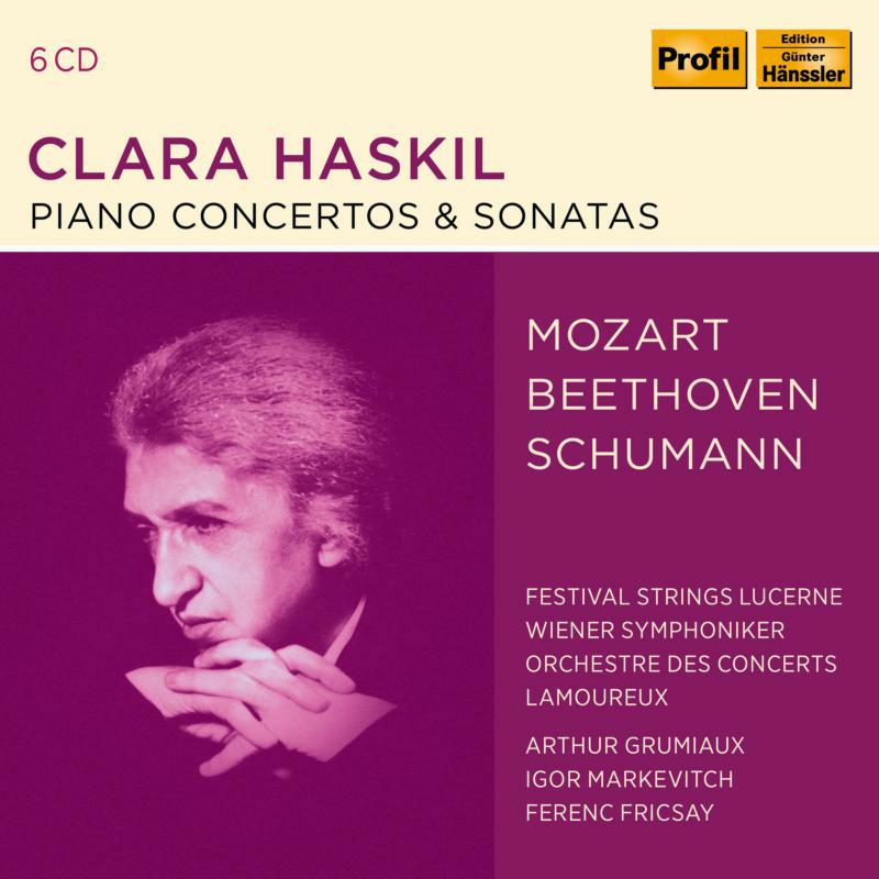 Clara Haskil; Festival Strings Lucerne; Wiener Symphoniker; Orchestre des Concerts Lamoureux; Arthur Grumiaux - Wolfgang Amadeus Mozart; Ludwig van Beethoven; Robert Schumann: Piano Concertos & Sonatas - PH22053