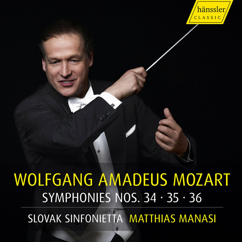 Slovak Sinfonietta; Matthias Manasi - Wolfgang Amadeus Mozart: Symphonies Nos. 34, 35 & 36 - HC22078
