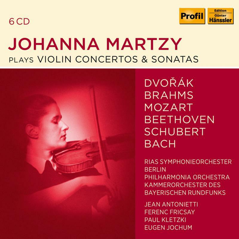 JOHANNA MARTZY - Johanna Martzy Plays Violin Concertos & Sonatas - PH22080