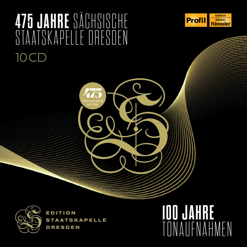Sachsische Staatskapelle Dresden; Sachsischer Staatsopernchor Dresden; Fritz Busch; Richard Strauss; Karl Bahm; Joseph Keilberth; Kurt Sanderling; Otmar Suitner; Herbert Blomstedt; Giuseppe Sinopoli; Bernard Haitink; Fabio Luisi; Christian Thielemann - 475 Jahre Sachsische Staatskapelle Dresden (475 Years of Staatskapelle Dresden) - PH23007