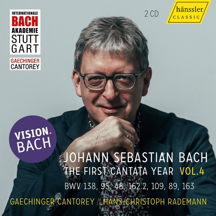 Gaechinger Cantorey; Hans-Christoph Rademan - VISION.BACH - The First Cantata Year, Vol. 4 (BWV 138, 95, 48, 162.2, 109, 89, 163) - HC23028