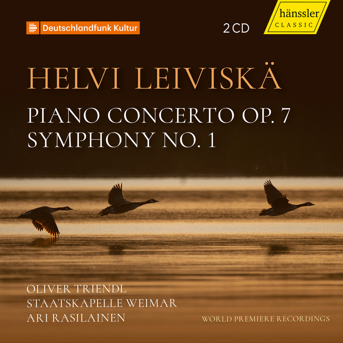 Oliver Triendl; Staatskapelle Weimar; Weimar Ari Rasilainen - Helvi Leiviska: Piano Concerto Op. 7 & Symphony No. 1 - HC23050