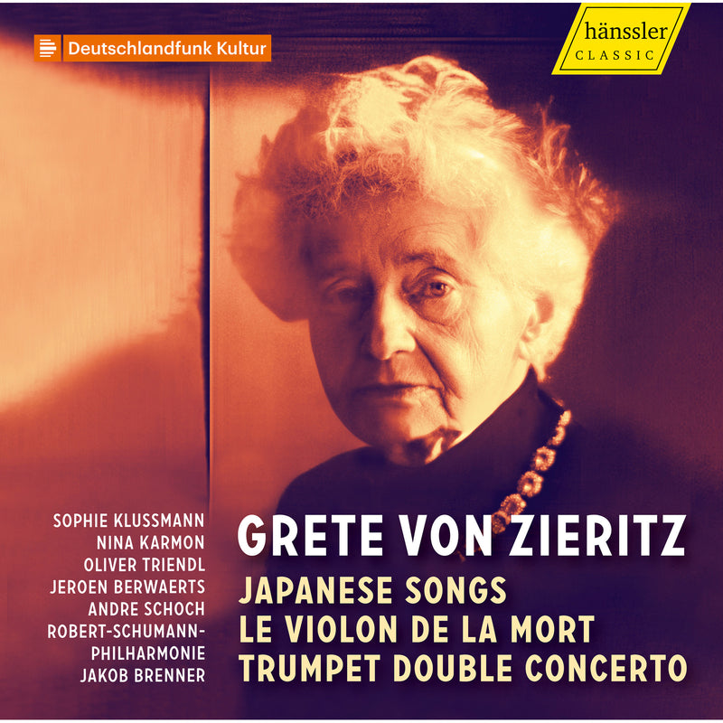 Sophie Klussmann; Nina Karmon; Oliver Triendl; Jereon Berwaerts; Andre Schoch; Robert-Schumann-Philharmonie; Jakob Brenner - Grete von Zieritz: Japanese Songs; Le Violon de la Mort; Trumpet Double Concerto - HC23065