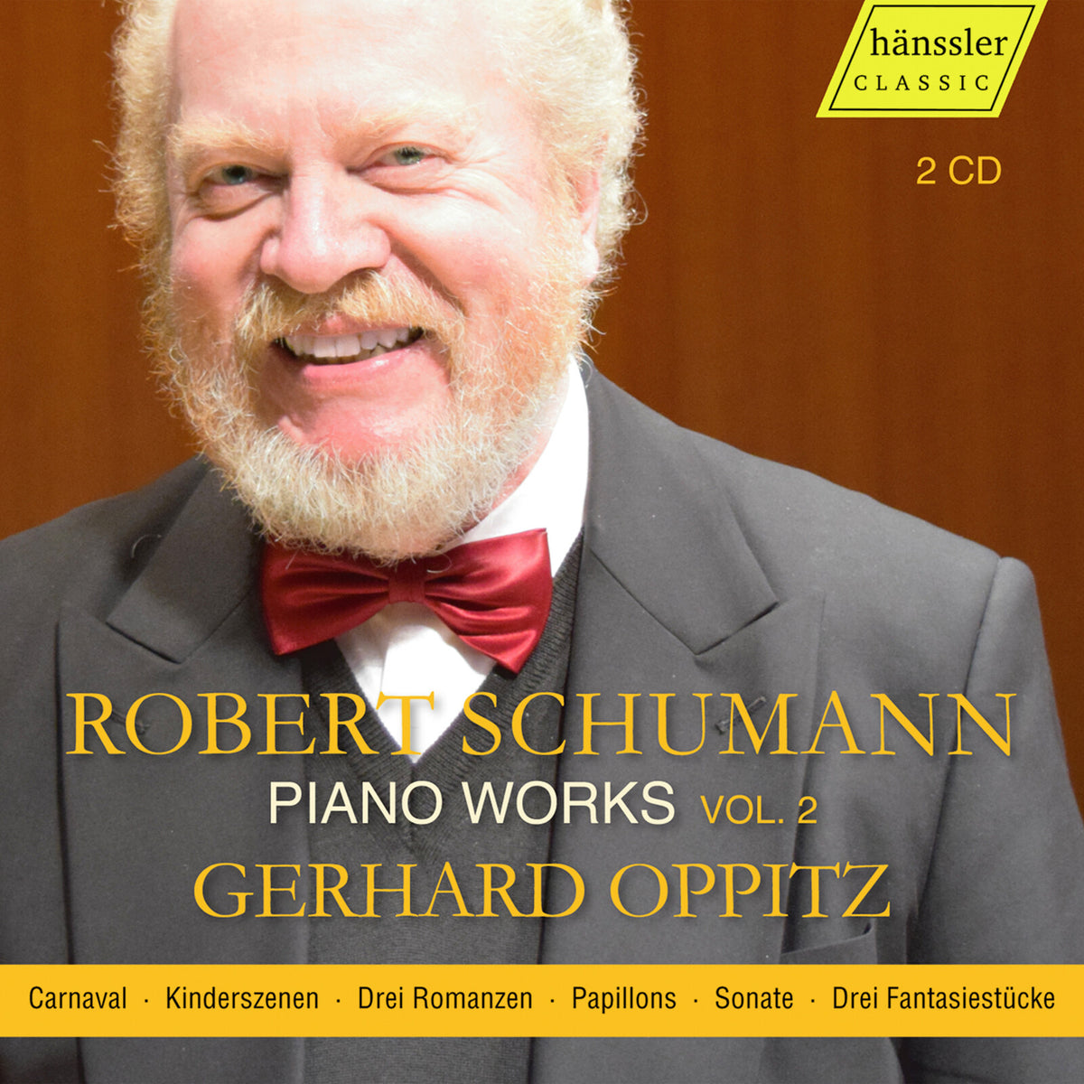 Gerhard Oppitz - Robert Schumann: Piano Works; Vol. 2 (Carnaval; Kinderszenen; Drei Romanzen; Papillons; Sonate fis-moll; Drei Fantasiestucke) - HC24030