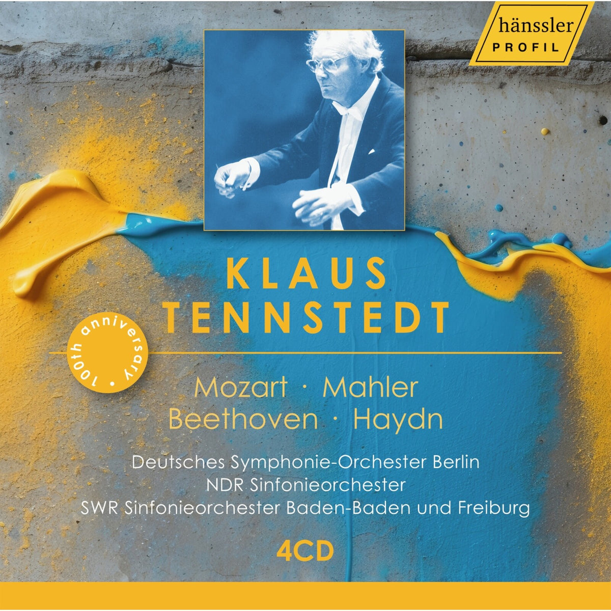 SWR Sinfonieorchester Baden-Baden und Freiburg; NDR Sinfonieorchester; Deutsches Symphonie-Orchester Berlin; Klaus Tennstedt - Klaus Tennstedt - 100th Anniversary (Mozart, Mahler, Beethoven, Haydn) - PH25060
