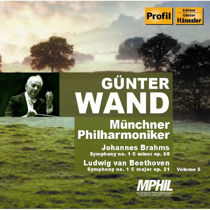 Wand:Munich Phil - BRAHMS: Symphony No. 1 / BEETHOVEN: Symphony No. 1 - PH06044