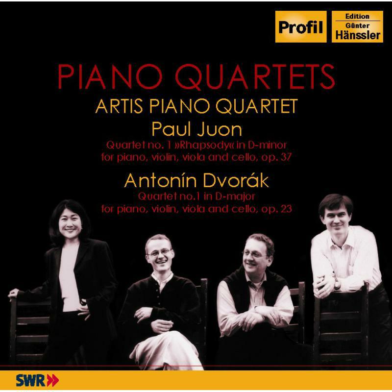 Artis Piano Quartet - DVORAK: Piano Quartet No. 1 / JUON: Piano Quartet No. 1, - PH07013