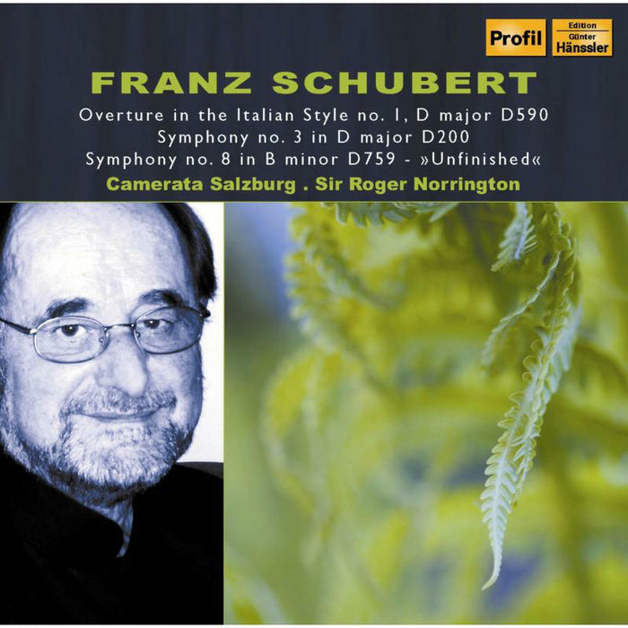 Camerata Salzburg:Norrington - Schubert: Symphonies Nos. 3 & 8 - PH08019
