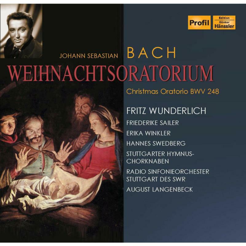 Wunderlich:Radio So Stuttgart - J.S BACH: CHRISTMAS ORATORIO - PH08028