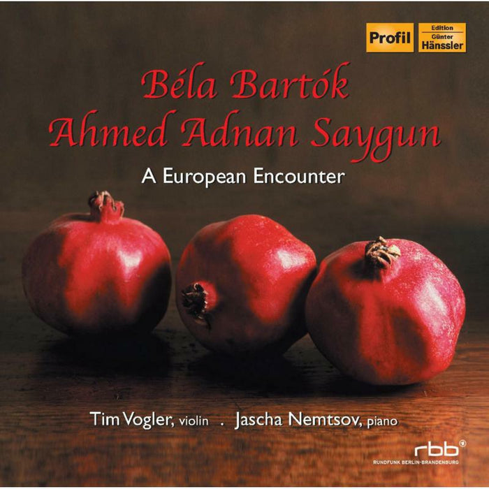 Vogler:Nemtsov - BARTOK, B.: Violin Sonata No. 2 / Rhapsody No. 1 / SAYGUN, A.A.: Suite, Op. 3 / Violina Sonata, Op. 20 - PH09001