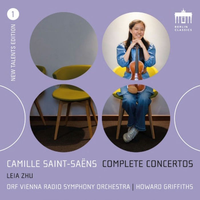 Leia Zhu, Howard Griffiths, ORF Vienna Radio Symphony Orchestra - Camille Saint-Saens: Complete Concertos (New Talents Edition #1) - 0303539BC