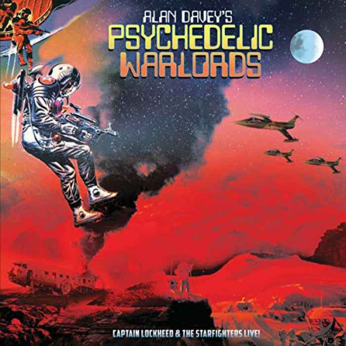 Alan Davey’s Psychedelic Warlords - Captain Lockheed And The Starfighters Live! (Yellow Vinyl) - CLOLP1399