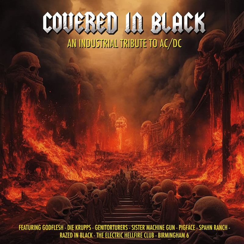 Various Artists - Covered In Black - An Industrial Tribute To AC/DC - CLOLP4759