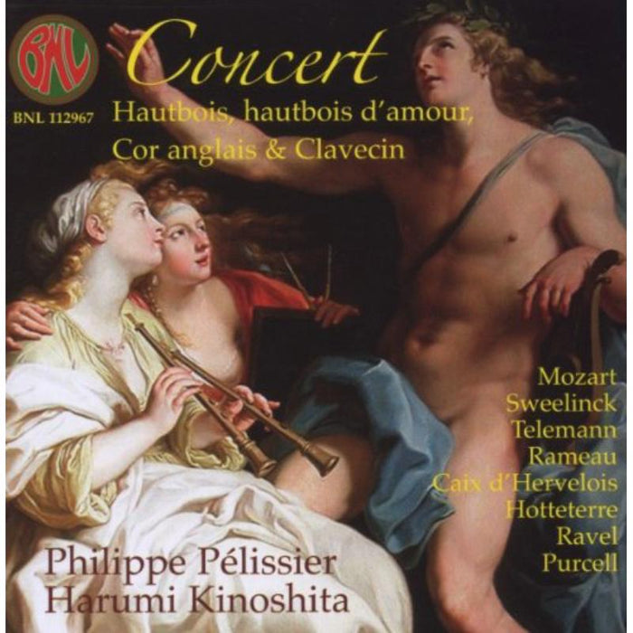 Pelissier/Kinoshita - Concert - Hautbois, Cor Anglais & Clavecin - BNL112967