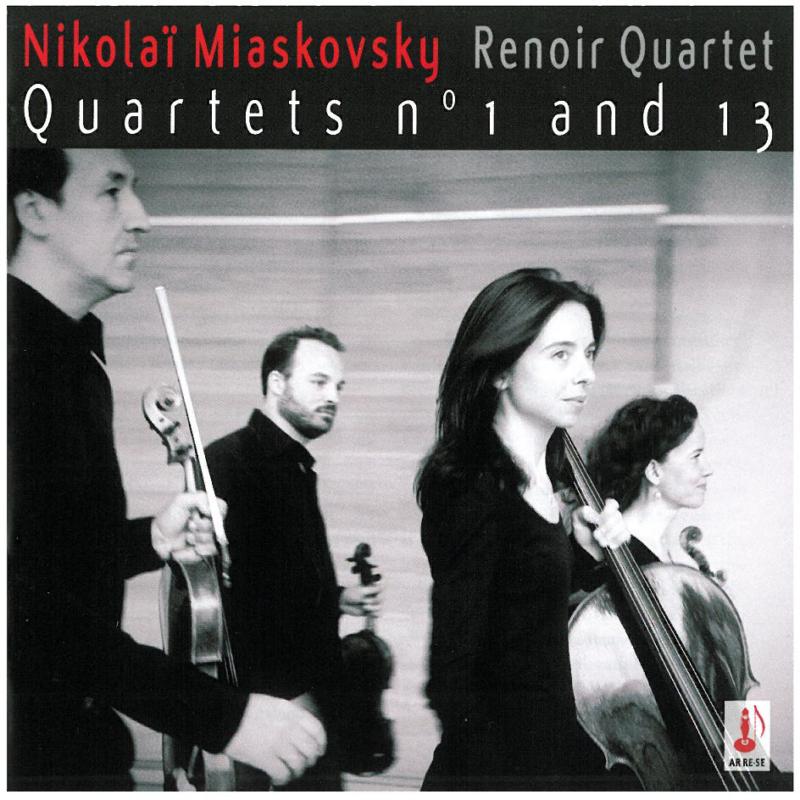 String Quartets No.1 & 13 - Miaskovsky - AR20101