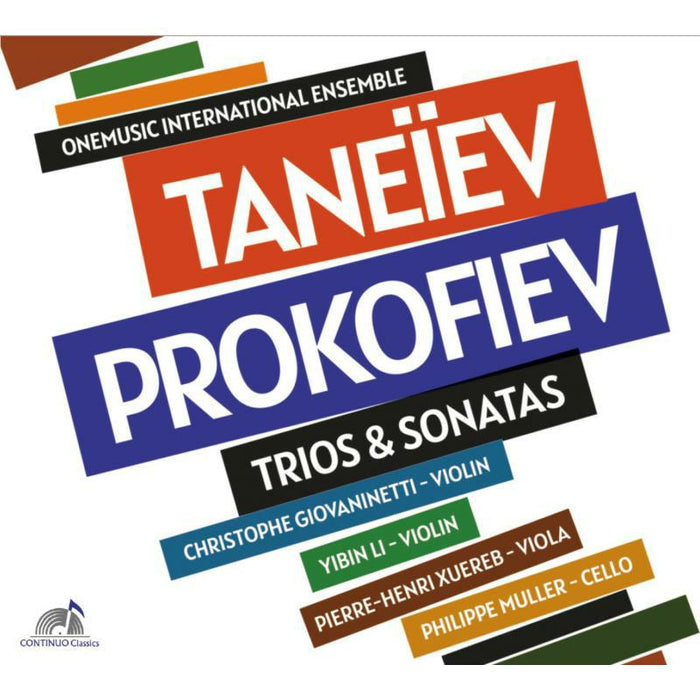 ONE MUSIC INTERNATIONAL ENSEMBLE - TANEIEV-PROKOFIEV: TRIO SONATA - CC777746